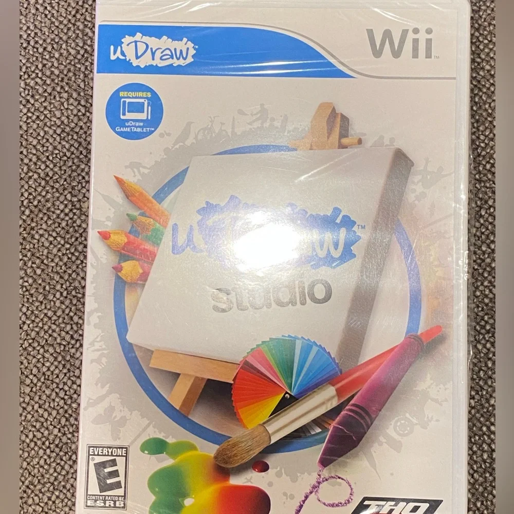 Sealed Nintendo Wii U Draw Studio Game THQ Video Game‎ Complete 2010